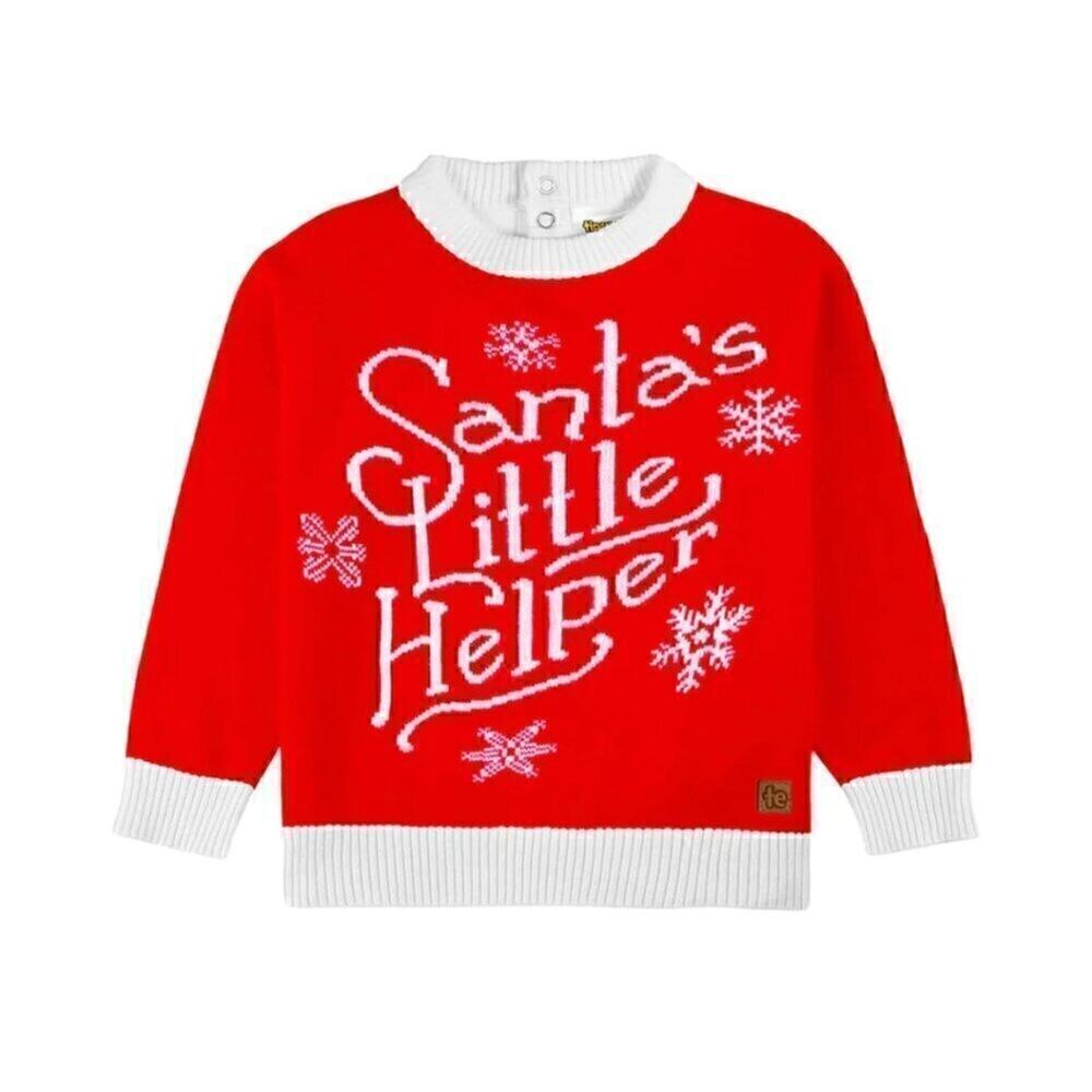Tipsy Elves 6-12M Santa's Little Helper Ugly Christmas Sweater Baby NWT Holiday